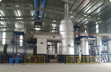 phân xưởng lò đốt chất thải công nghiệp - nguy hại