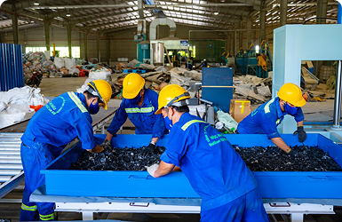 công nghệ Phân xưởng tái chế nhựa