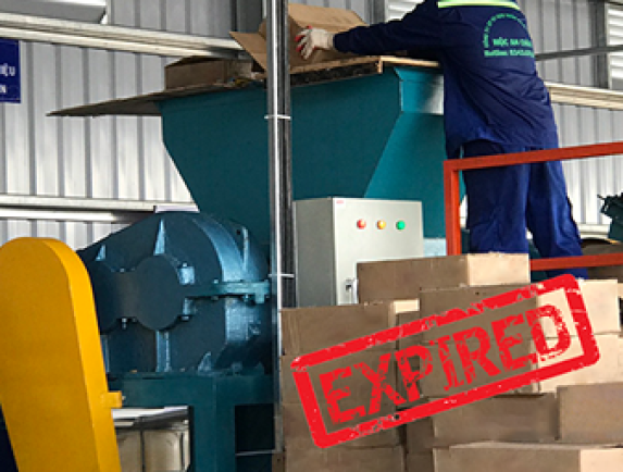 hủy hàng bảo mật