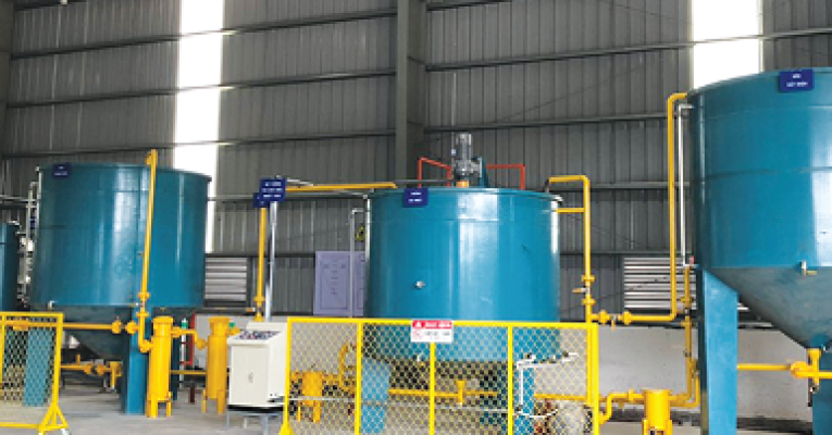 Hệ thống tái chế dầu nhớt thải