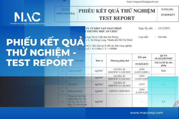 Kết quả Quan Trắc Định Kỳ Đợt 1 năm 2025