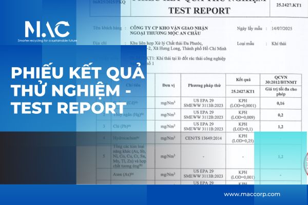 Kết quả Quan Trắc Định Kỳ Đợt 1 năm 2025
