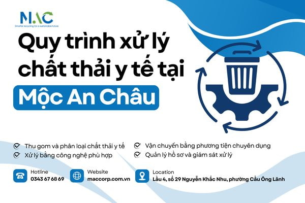  Quy trình xử lý chất thải y tế tại Mộc An Châu 