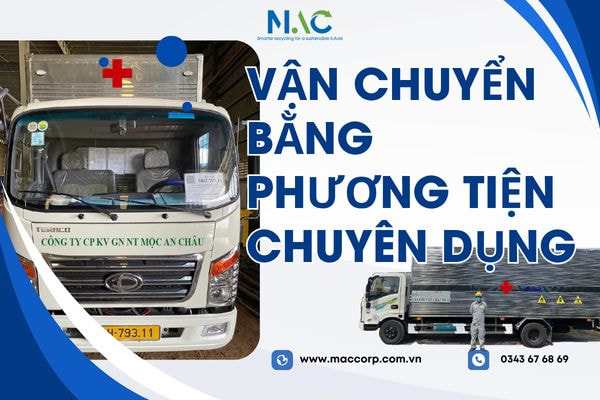 Vận chuyển bằng phương tiện chuyên dụng