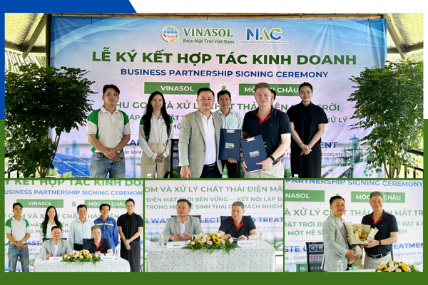 Sự hợp tác giữa Mộc An Châu và Vinasol
