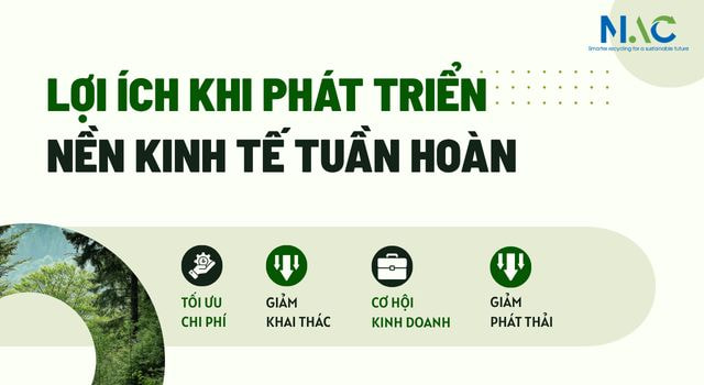 Lợi ích khi phát triển nền kinh tế tuần hoàn