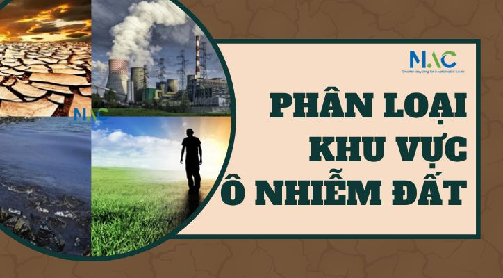 Phân loại khu vực ô nhiễm đất