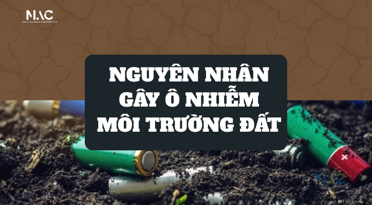 Nguyên nhân gây ô nhiễm môi trường đất