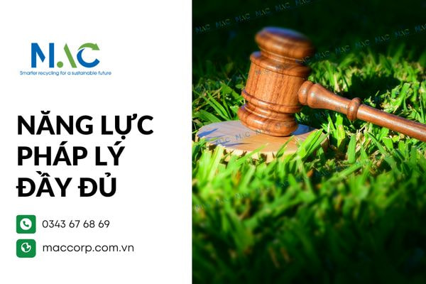 Năng lực pháp lý đầy đủ, tuân thủ quy định