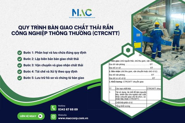 Công ty xử lý chất thải công nghiệp uy tín - Mộc An Châu