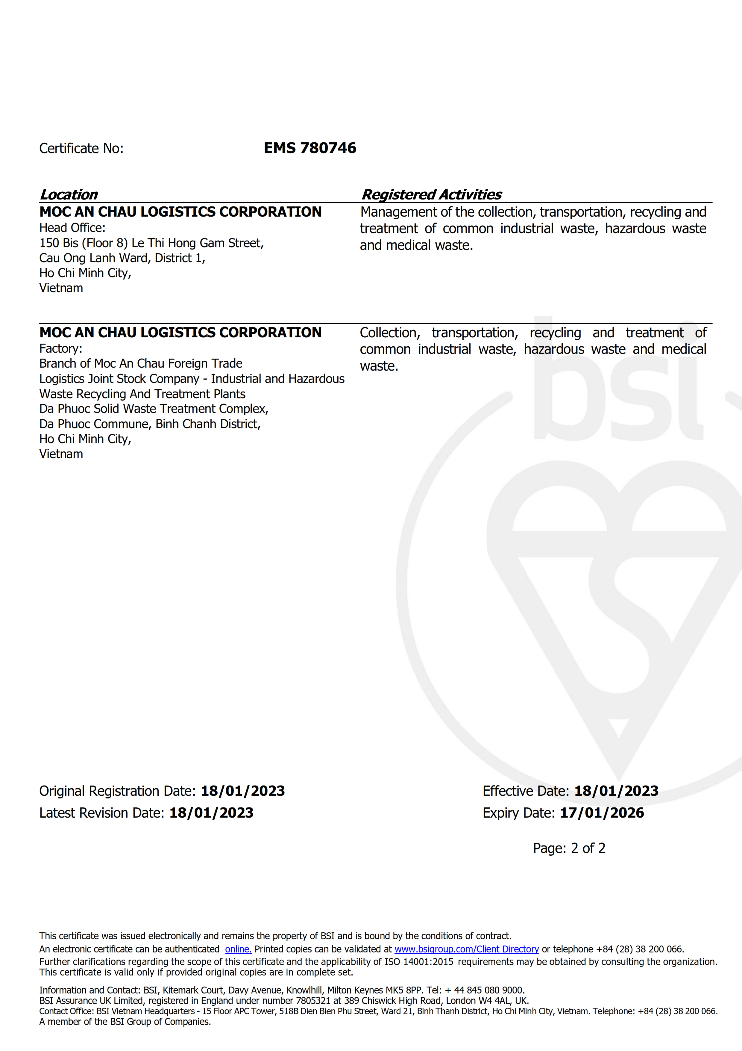 ISO 14001:2015 - trang 2